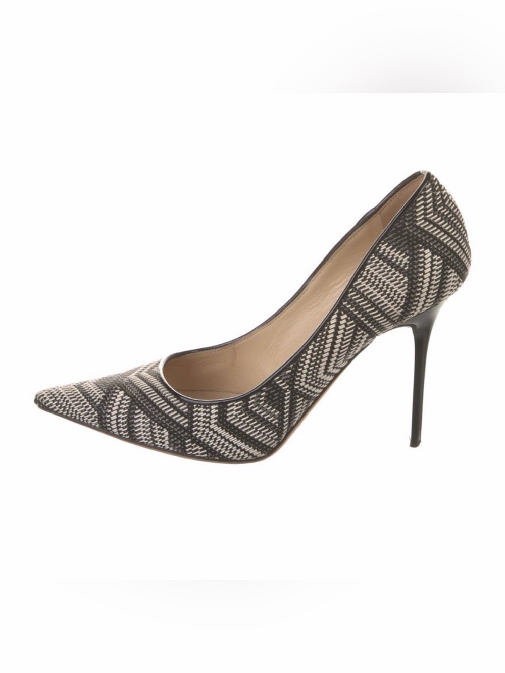 JIMMY CHOO : Geometric Patterned Stiletto Heels